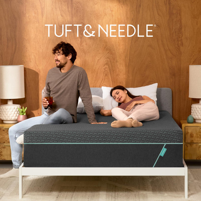 Tuft & Needle Mint Hybrid Medium Plush Full Size Mattress in a Box, Cooling Adaptive Foam, Individually-Wrapped Coils, 100 Night Trial, Fiberglass Free, CertiPUR-US, 10-Year Limited Warranty