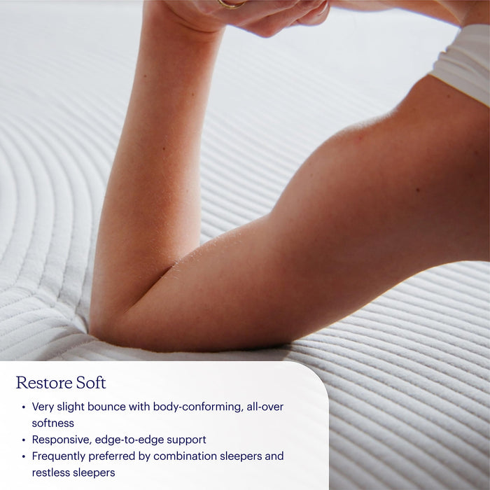 Purple Restore Mattress (Soft) – Split King, GelFlex Grid, Better Than Memory Foam, Temperature Neutral, Responsiveness, Breathability, Made in USA