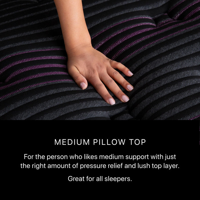 Beautyrest Black Series Two 16.5" Medium Pillow Top Full Mattress - Breathable, Cooling, and Supportive - CertiPUR-US Certified, 100-Night Sleep Trial, and 10-Year Limited Warranty