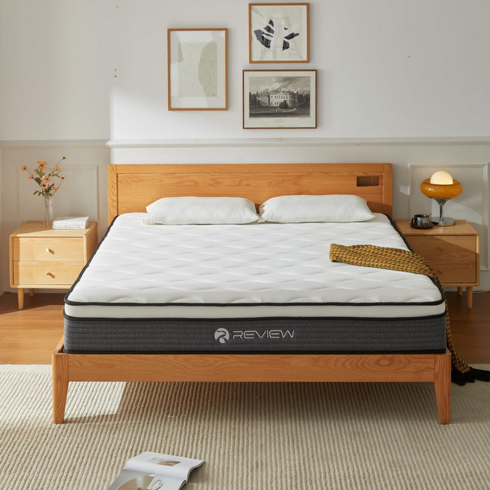 Review Queen Mattress, 10 Inch Queen Size Mattress in a Box,Memory Foam Hybrid Mattress,with Individual Pocket Spring for Motion Isolation & Silent Sleep, Pressure Relief,Plush Firmness.