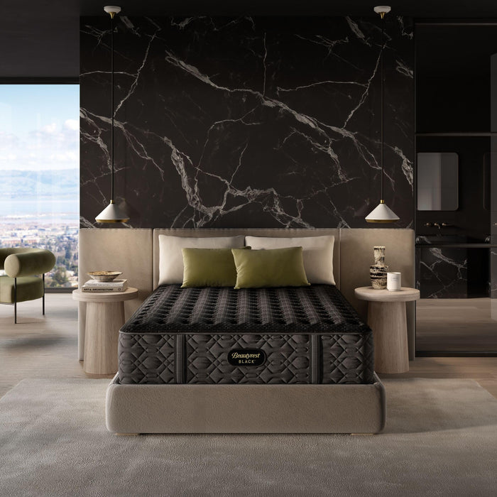 Beautyrest Black Series Three 15" Firm King Mattress - Breathable, Cooling, and Supportive - CertiPUR-US Certified, 100-Night Sleep Trial, and 10-Year Limited Warranty