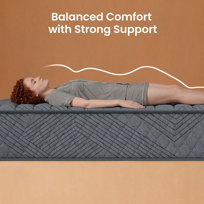 POSMOND Queen Mattress 10 inch Hybrid Mattress in a Box with Pocket Sp