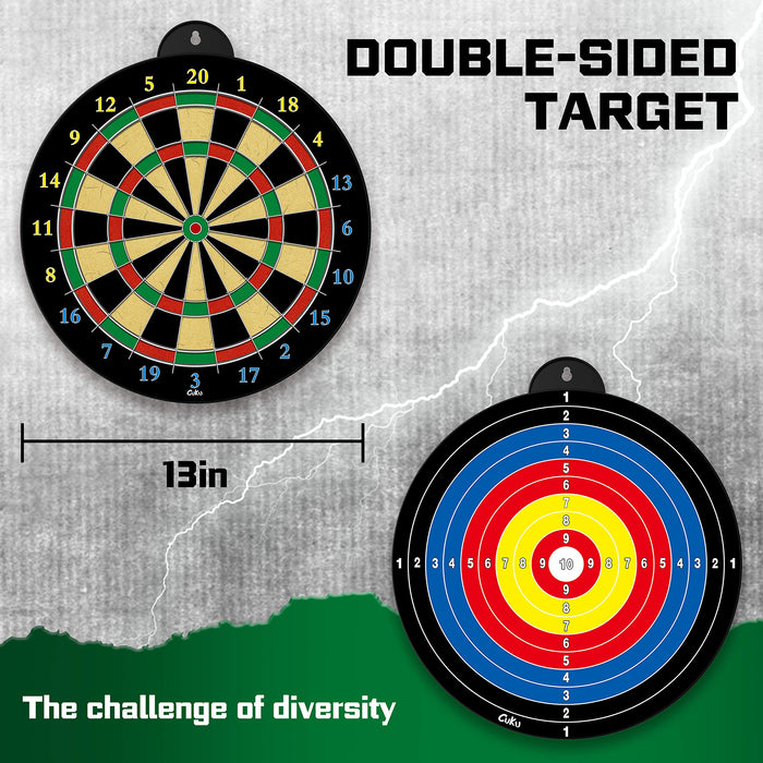Dart Board - 12pcs Magnetic Darts - Excellent Indoor Game and Party Games