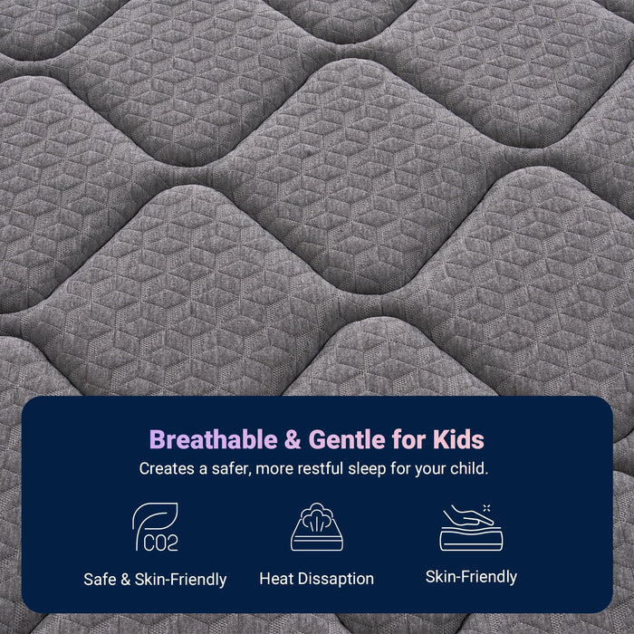Avenco Twin Mattress, 6 Inch Twin Size Mattress in a Box for Kids, Medium Firm Hybrid Mattresses with Bonnell Spring and Gel Memory Foam for Cool Night Sleep & Pressure Relief, CertiPUR-US Certified
