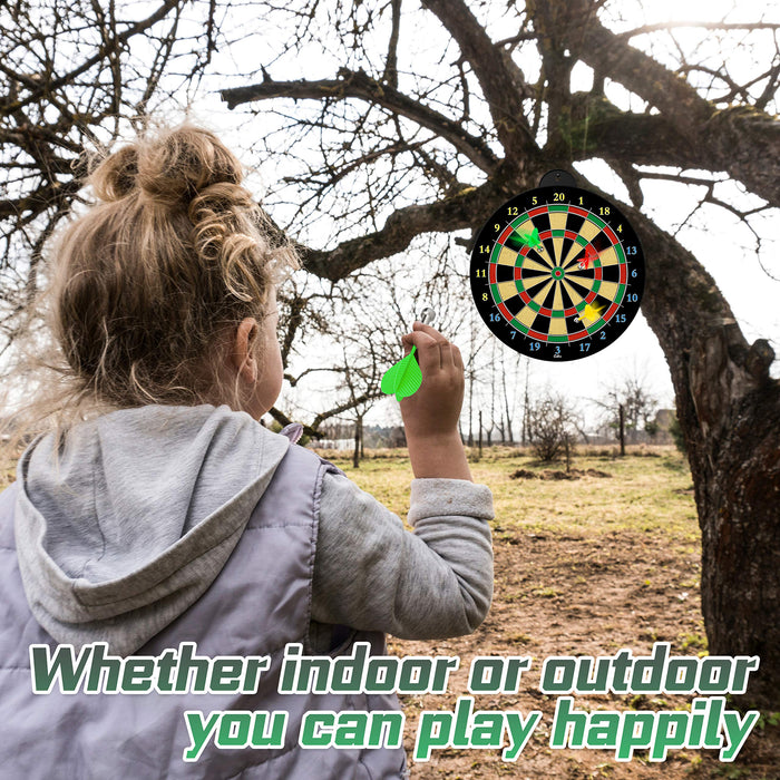 Dart Board - 12pcs Magnetic Darts - Excellent Indoor Game and Party Games