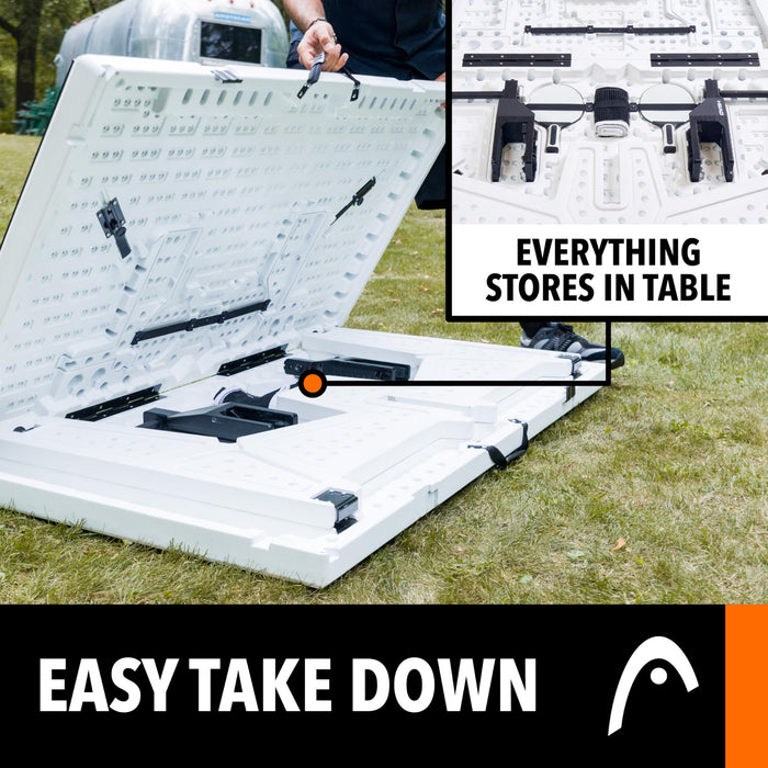 EastPoint Outdoor Ping Pong Table, Table Tennis Set, 2 Paddles & 3 Balls