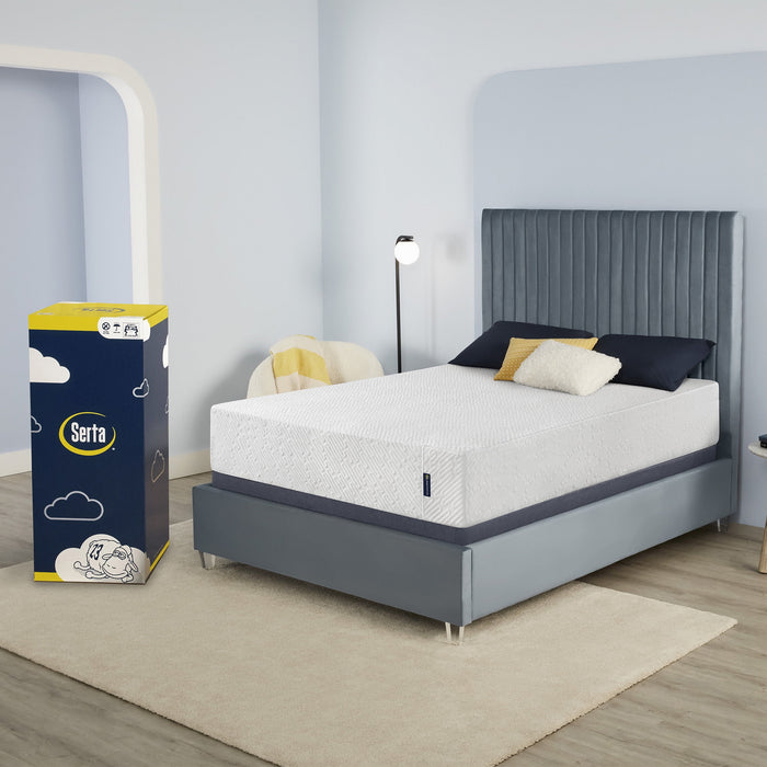Serta 12" Queen Sheep Dreams Medium Memory Foam Mattress