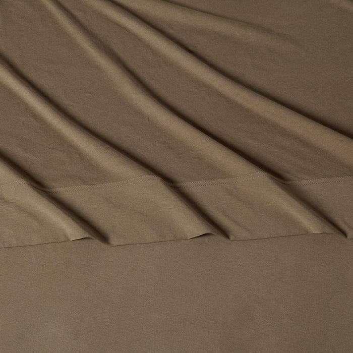 Amazon Basics 100% Cotton Jersey Bed Sheet Set, Breathable Material, M