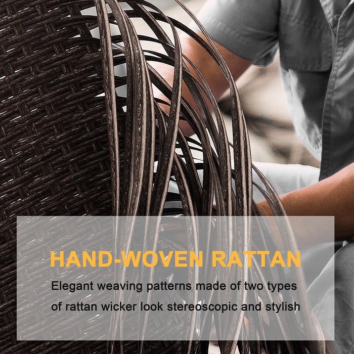 Nuu Garden 43 Inch Propane Fire Pit Table, CSA Certified 50,000 BTU Outdoor Patio Propane Fire Pit Table with 7 lbs Glass Stone & Removable Lid, Aluminum Tabletop, Water-Proof Oxford Cover, Brown