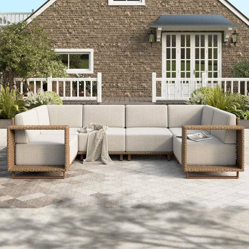 HERA'S HOUSE 5-Piece Patio Furniture Set, All Weather 7 Seats Outdoor