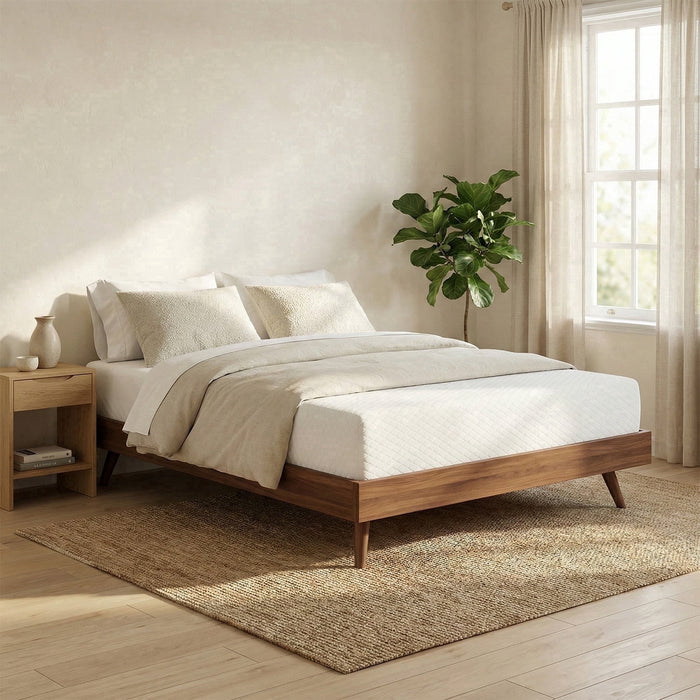 Atlas Mattress 6" Twin Gel Memory Foam Mattress, Breathable Cover, Med
