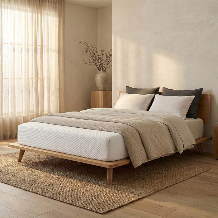 Atlas Mattress 6" Twin Gel Memory Foam Mattress, Breathable Cover, Med