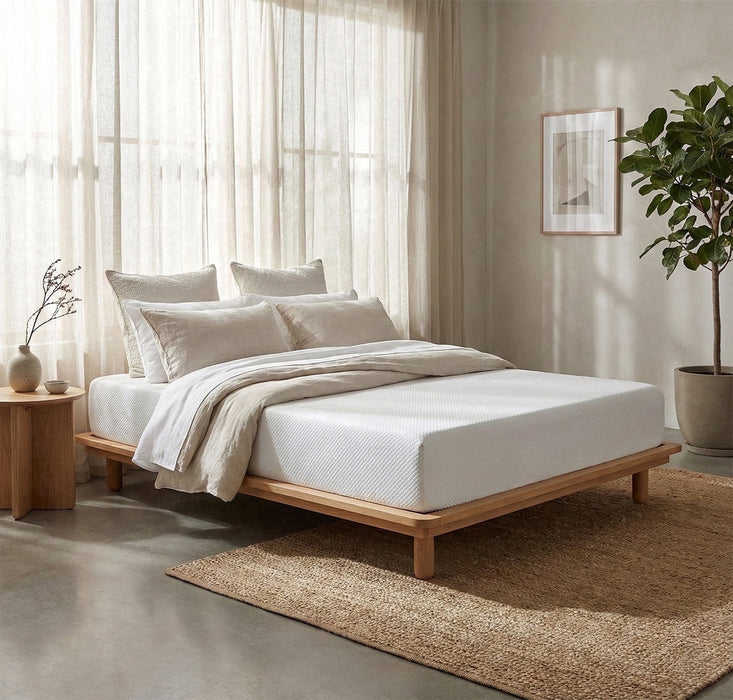 Atlas Mattress 6" Twin Gel Memory Foam Mattress, Breathable Cover, Med