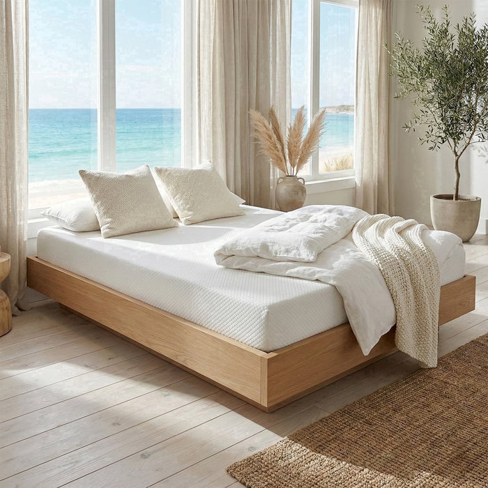 Atlas Mattress 6" Twin Gel Memory Foam Mattress, Breathable Cover, Med