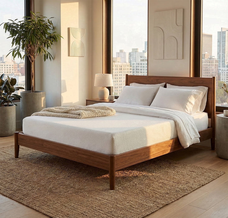 Atlas Mattress 6" Twin Gel Memory Foam Mattress, Breathable Cover, Med