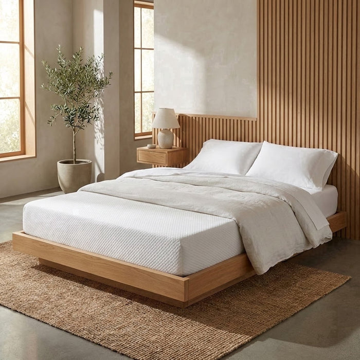 Atlas Mattress 6" Twin Gel Memory Foam Mattress, Breathable Cover, Med