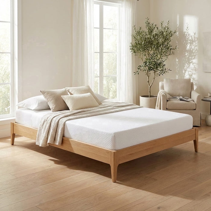 Atlas Mattress 6" Twin Gel Memory Foam Mattress, Breathable Cover, Med