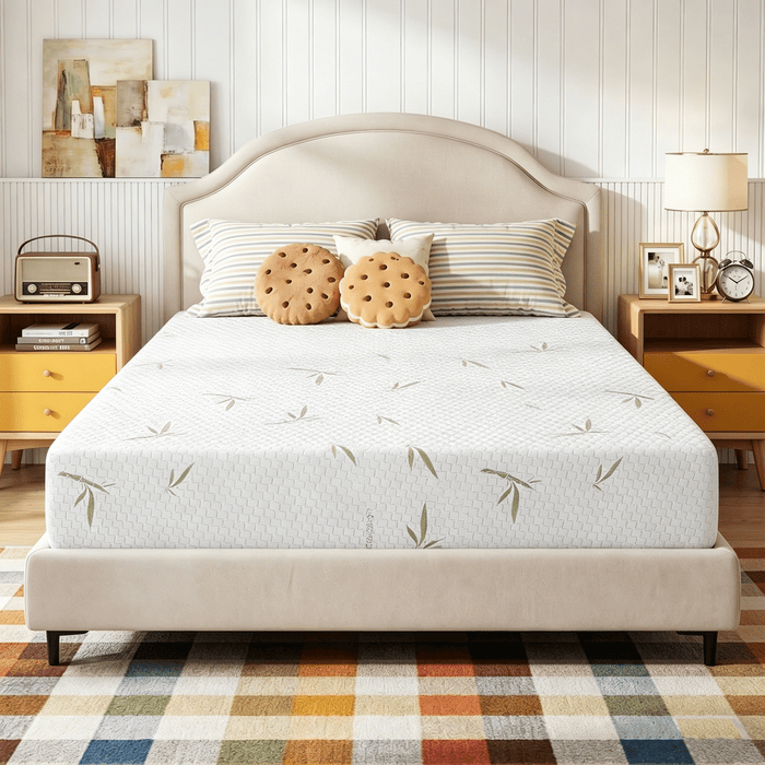 Mattress Queen 10 inches, Memory Foam Mattress Bed in a Box Medium Fir