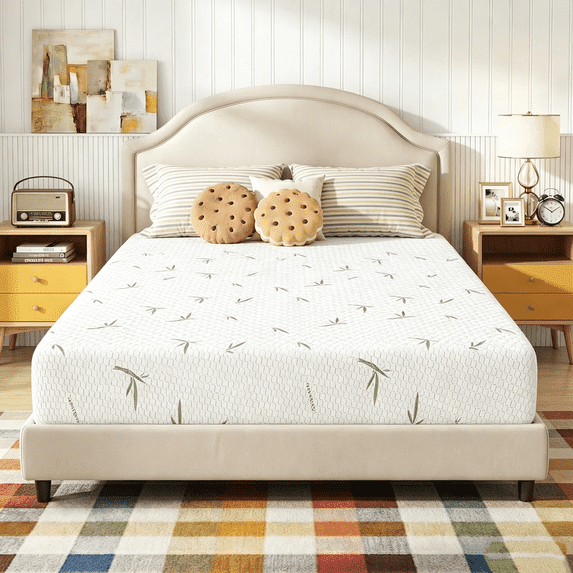 Mattress Queen 10 inches, Memory Foam Mattress Bed in a Box Medium Fir