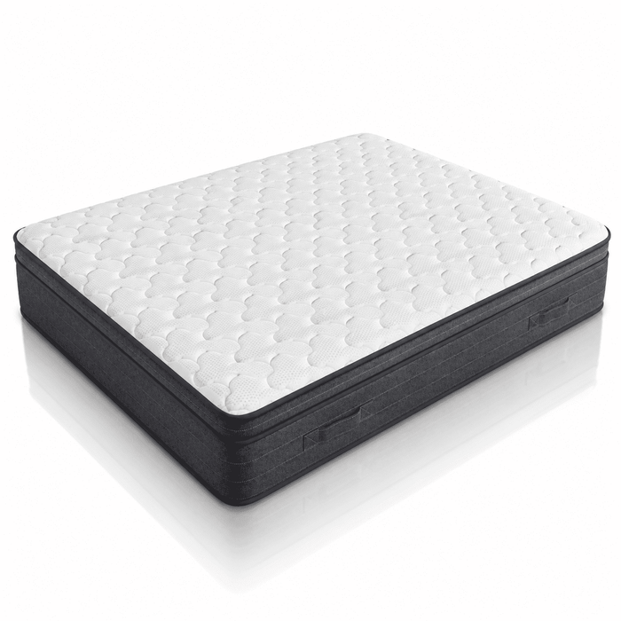 12 Inch Queen Hybrid Mattress, Memory Foam Mattress in a Box with Indi