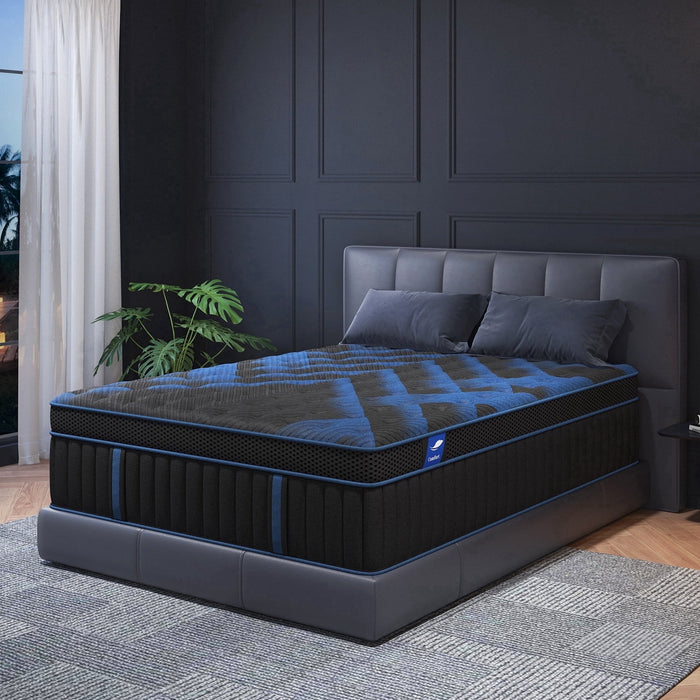 COLETEX Queen Mattress 14inch Gel Memory Foam Mattress in a box Hybrid