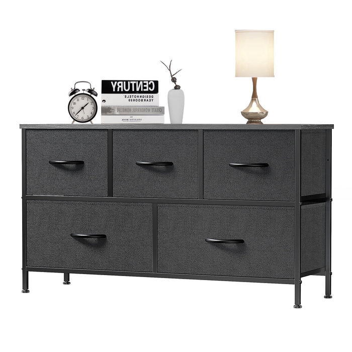 EDX 9 Drawer Dresser, Wide Chest of Drawers Nightstand Storage Tower S