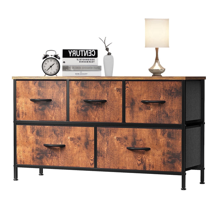 EDX 9 Drawer Dresser, Wide Chest of Drawers Nightstand Storage Tower S