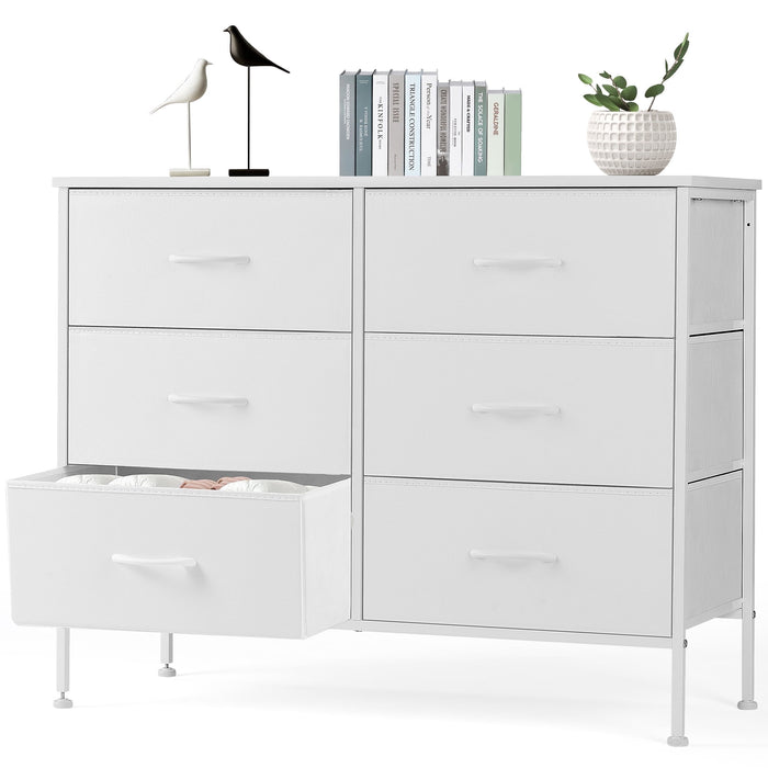 EDX 9 Drawer Dresser, Wide Chest of Drawers Nightstand Storage Tower S