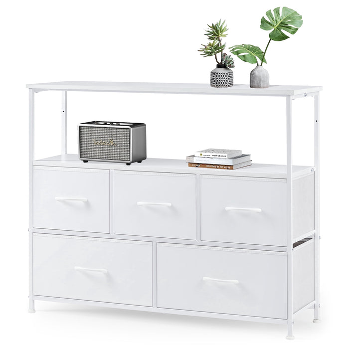 EDX 9 Drawer Dresser, Wide Chest of Drawers Nightstand Storage Tower S