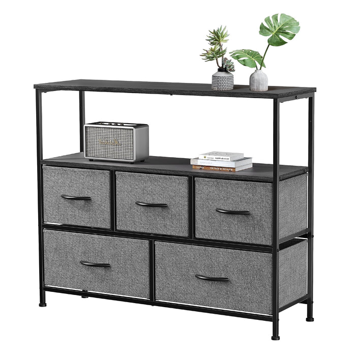 EDX 9 Drawer Dresser, Wide Chest of Drawers Nightstand Storage Tower S