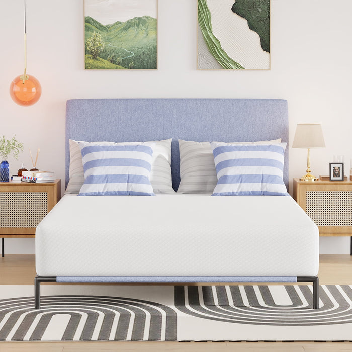 FDW Twin Mattress 6 inch Gel Memory Foam Mattress Queen Mattresses Med