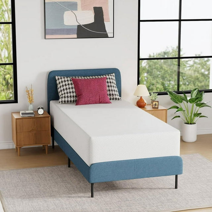 FDW Twin Mattress 6 inch Gel Memory Foam Mattress Queen Mattresses Med