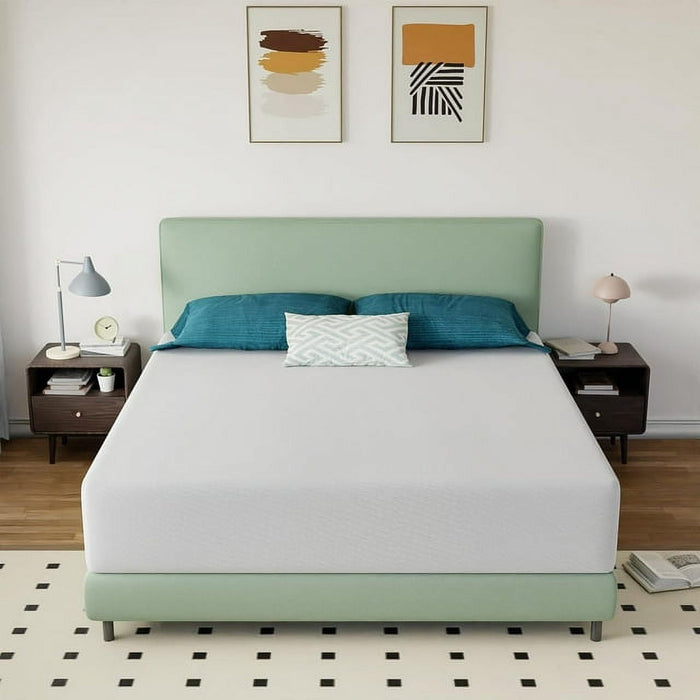 FDW Twin Mattress 6 inch Gel Memory Foam Mattress Queen Mattresses Med