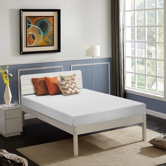 FDW Twin Mattress 6 inch Gel Memory Foam Mattress Queen Mattresses Med