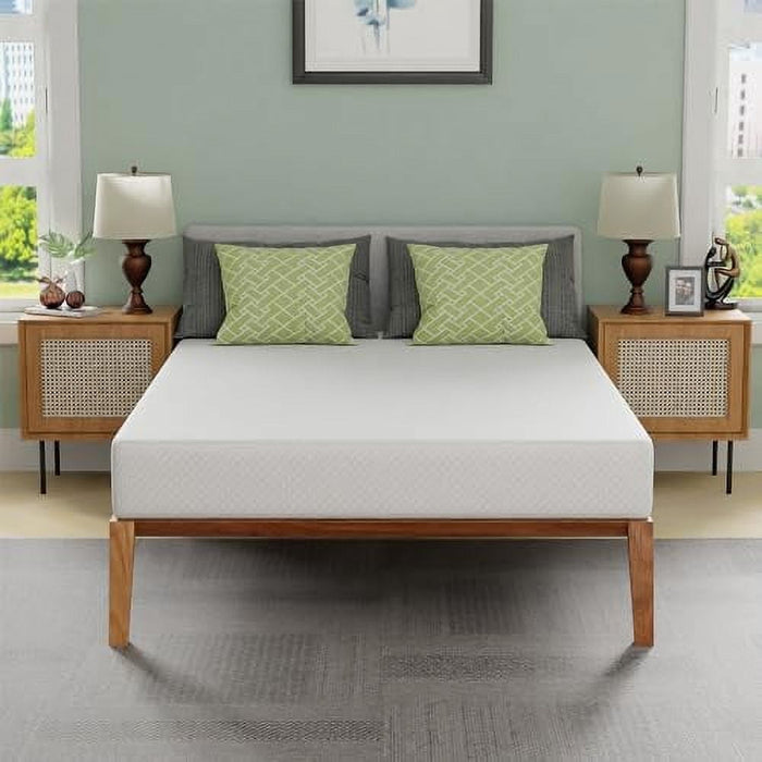 FDW Twin Mattress 6 inch Gel Memory Foam Mattress Queen Mattresses Med