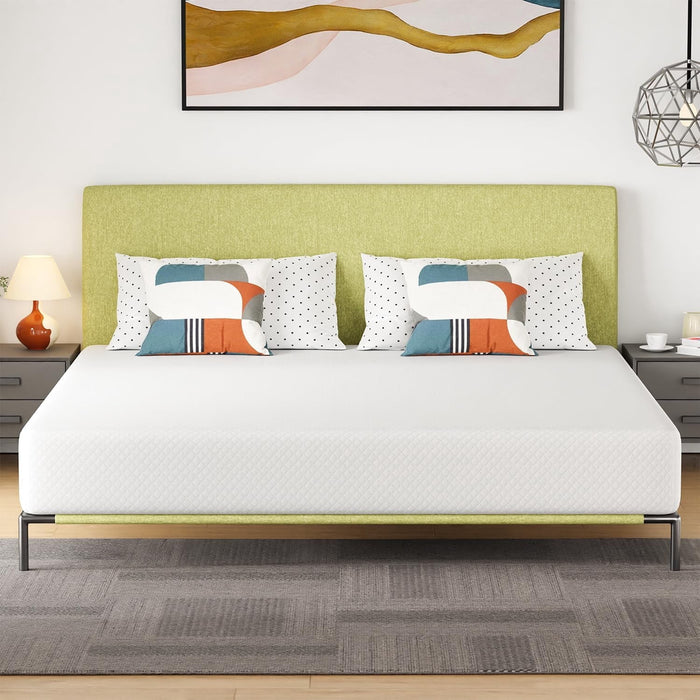 FDW Twin Mattress 6 inch Gel Memory Foam Mattress Queen Mattresses Med