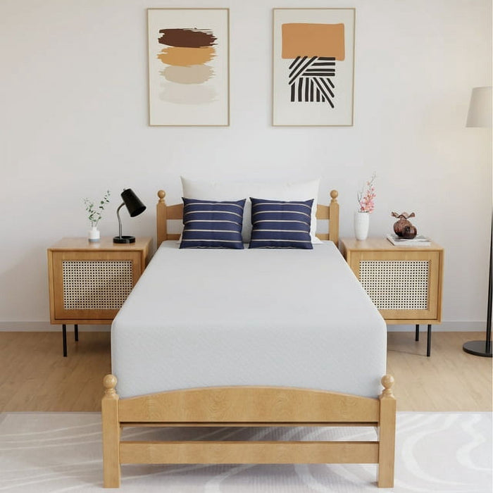 FDW Twin Mattress 6 inch Gel Memory Foam Mattress Queen Mattresses Med