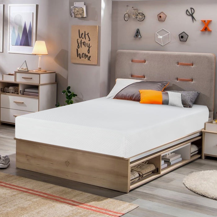 FDW Twin Mattress 6 inch Gel Memory Foam Mattress Queen Mattresses Med