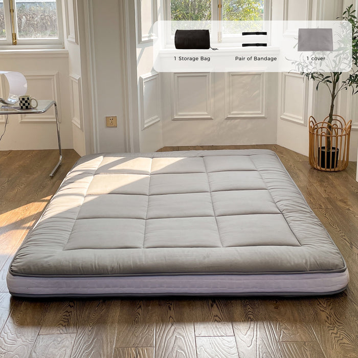Futon Mattress, Padded Japanese Floor Mattress Quilted Bed Mattress To