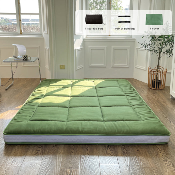 Futon Mattress, Padded Japanese Floor Mattress Quilted Bed Mattress To