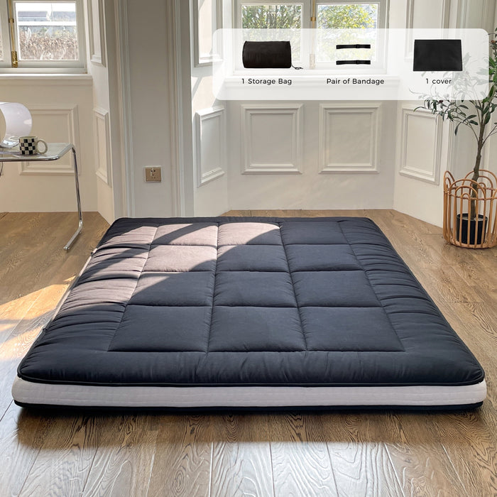 Futon Mattress, Padded Japanese Floor Mattress Quilted Bed Mattress To