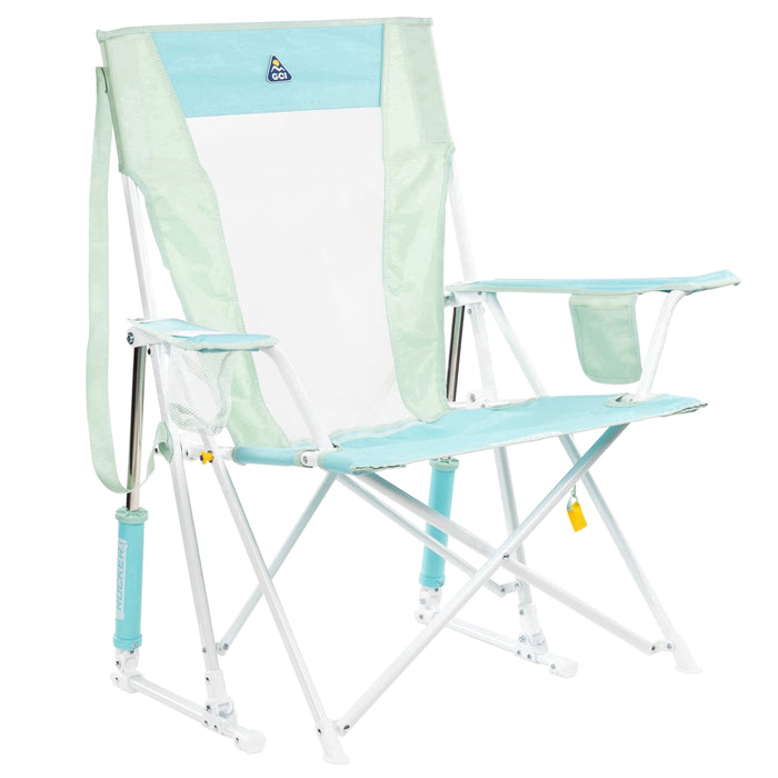 GCI Outdoor Comfort Pro Rocker Camping Chair with Mesh Backrest, Indig