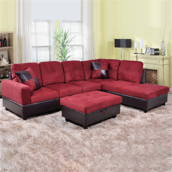 Hommoo Sectional Sofa Free Combination Sectional Couch, L Shaped Secti