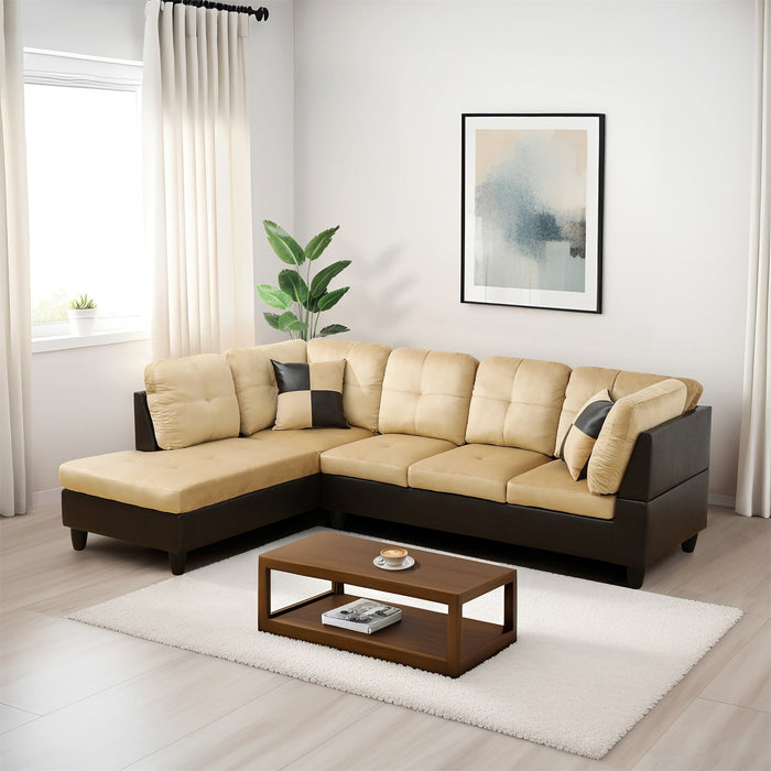 Hommoo Sectional Sofa Free Combination Sectional Couch, L Shaped Secti