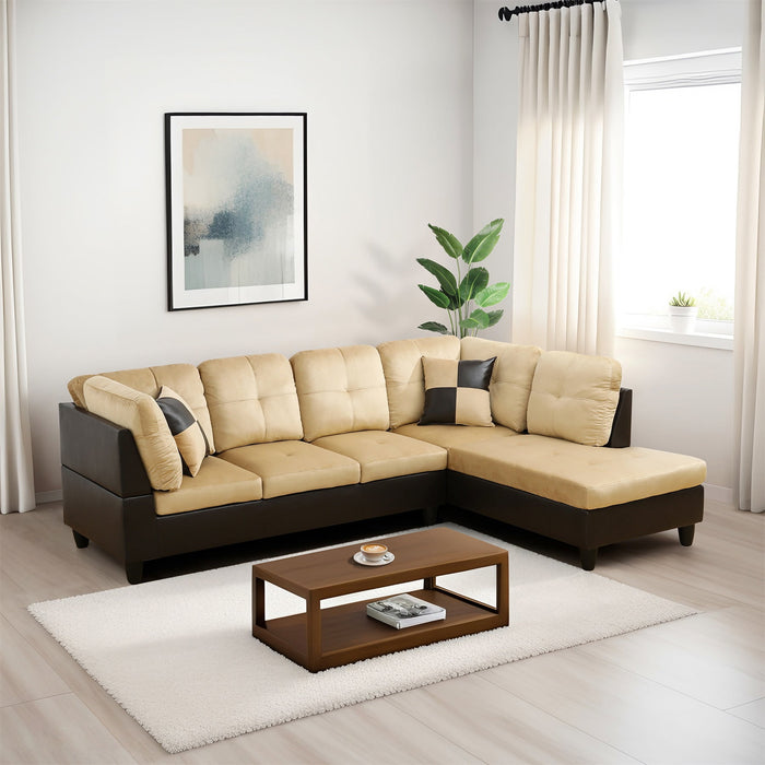 Hommoo Sectional Sofa Free Combination Sectional Couch, L Shaped Secti