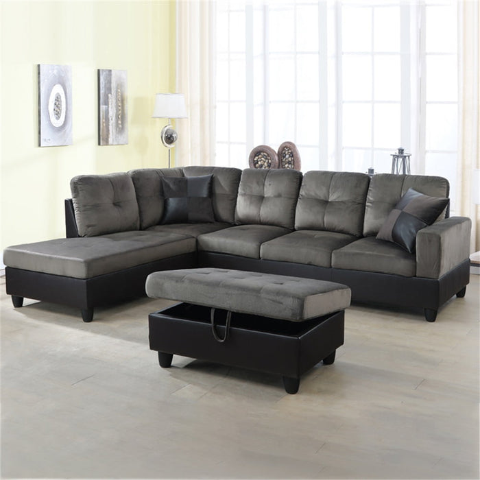 Hommoo Sectional Sofa Free Combination Sectional Couch, L Shaped Secti