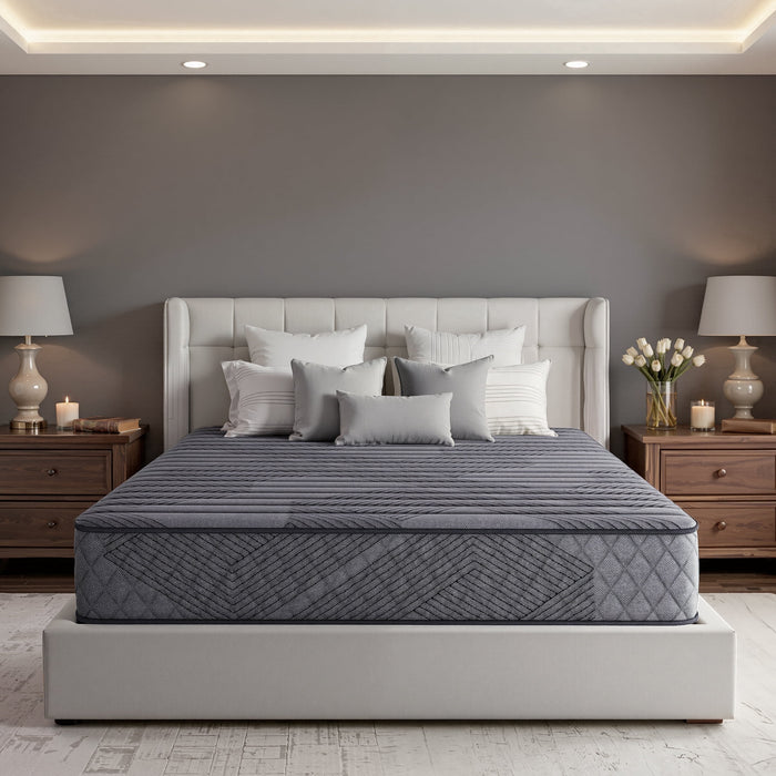 POSMOND Queen Mattress 10 inch Hybrid Mattress in a Box with Pocket Sp
