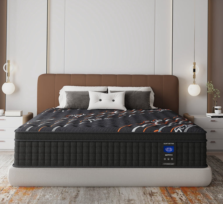 MRH Full 12 inch Euro Top Hybrid Mattress in a Box – Memory Foam & I