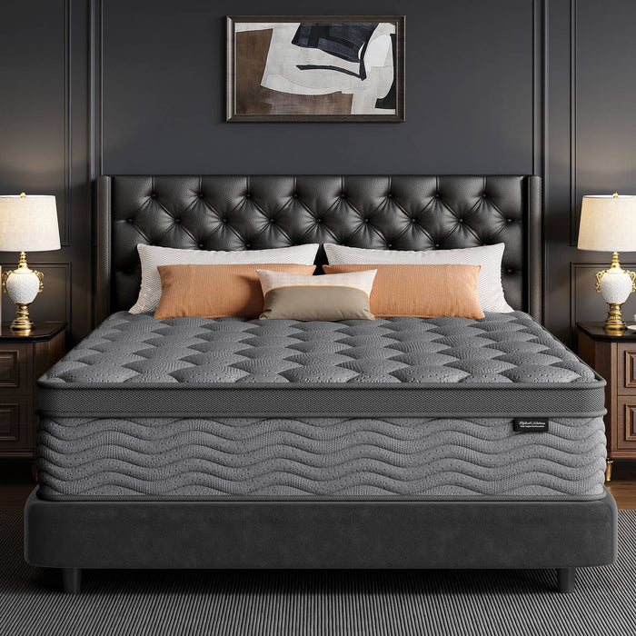 Madevos Queen Mattress 12 inch, Hybrid Mattress in a Box, Memory Foam