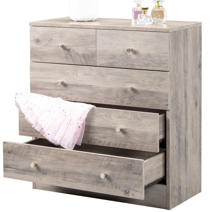 UBesGoo 7 Drawer Wood Dresser for Bedroom, Chest of Drawers, Storage O